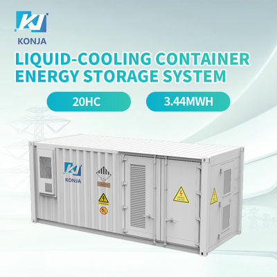 Un bon prix. Système de stockage de l'énergie à l'aide de conteneurs de refroidissement par liquide KonJa 3,44 MWh Système de stockage d'énergie à l'aide de batteries de catégorie A en ligne