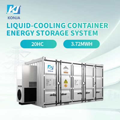 Un bon prix. Système de stockage de l'énergie de type A pour le refroidissement liquide KonJa 3,72 MWh en ligne