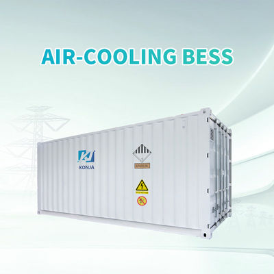 Un bon prix. Système de refroidissement par air KonJa 20FT 768Vdc 1MWh Batterie à cycle profond Système de stockage d'énergie 400Vac Batterie de conteneur en ligne