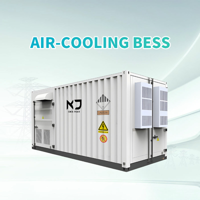 Système de refroidissement à l'air 20FT 768Vdc 1,29MWh Système de stockage d'énergie par batterie BESS contenant 400Vac