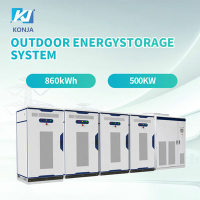 Un bon prix. Équipement de stockage d'énergie à haut niveau de protection 860kWh 500kw Système de stockage d'énergie extérieur en ligne