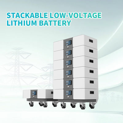 KonJa 51.2V 5.12kWh 10.24 KWh 15.46kWh 20.48kWh 25.6kWh 30.72kWh Batterie solaire de stockage à domicile empilée