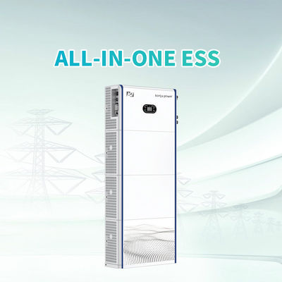 Invertisseur hybride KonJa Tout en un batterie au lithium 51.2V 5.12kWh 10.24kWh 15.36kWh batterie résidentielle avec écran LED