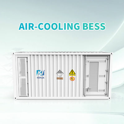 qualité Système de refroidissement par air KonJa ESS 40FT 2.58MWh 768Vdc batterie à cycle profond Système de stockage d'énergie 400Vac batterie de conteneur usine